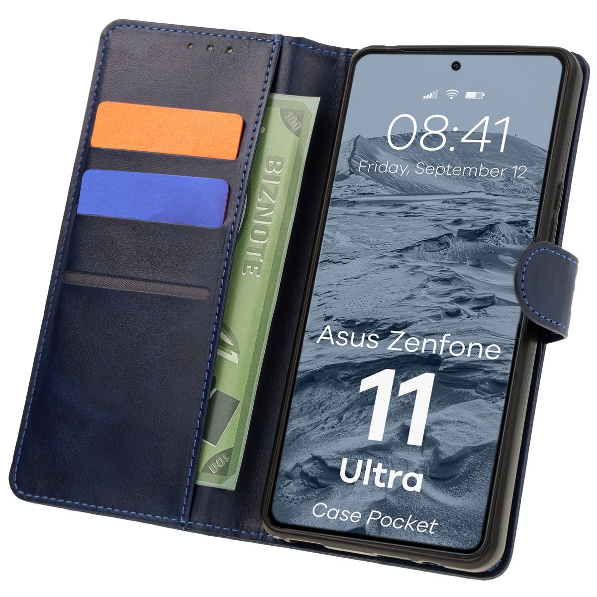 Etui z klapką Bizon Case Pocket do Asus Zenfone 11 Ultra